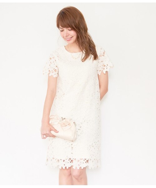 Rope Picnic ロペピクニック ロペピクニック の ケミカルレースワンピース ワンピース ドレス Wear