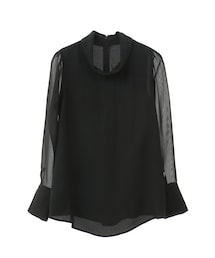 31 Sons de mode | ロールネックシフォンブラウス《予約アイテム》(トップス)