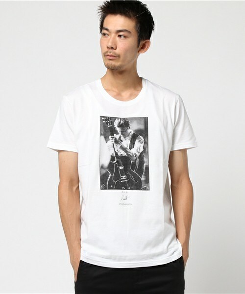 DIET BUTCHER（ダイエットブッチャー）の「DIET BUTCHER SLIM SKIN 『DAVID BOWIE R.I.P』Tシャツ（Tシャツ/カットソー・メンズ・ホワイト・2/3）」の7枚目の写真
