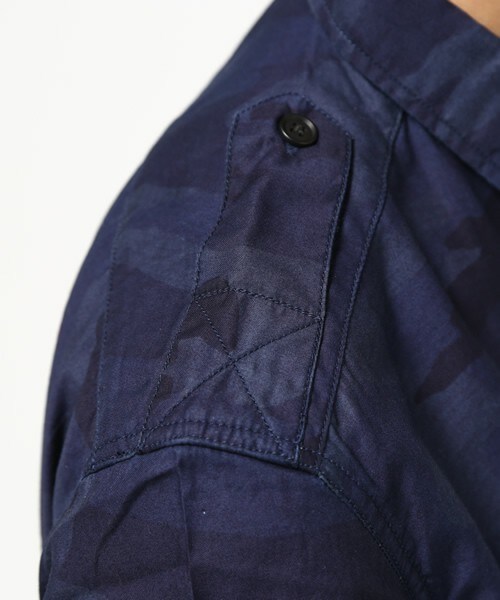MEN'S BIGI(メンズビギ)の「ミリタリー半袖シャツ(ベージュ・カーキ・迷彩)(シャツ/ブラウス・メンズ・ベージュ/カーキ/カモフラージュ・S/M/L)」の10枚目の写真