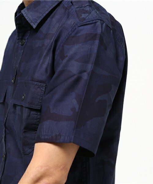 MEN'S BIGI(メンズビギ)の「ミリタリー半袖シャツ(ベージュ・カーキ・迷彩)(シャツ/ブラウス・メンズ・ベージュ/カーキ/カモフラージュ・S/M/L)」の7枚目の写真