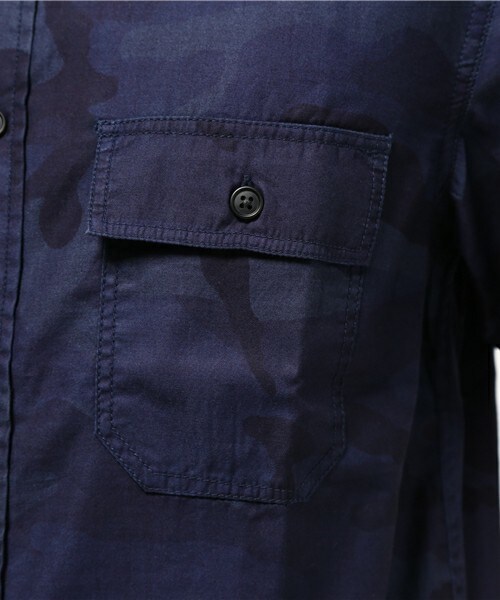MEN'S BIGI(メンズビギ)の「ミリタリー半袖シャツ(ベージュ・カーキ・迷彩)(シャツ/ブラウス・メンズ・ベージュ/カーキ/カモフラージュ・S/M/L)」の8枚目の写真
