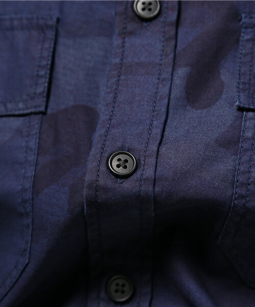 MEN'S BIGI(メンズビギ)の「ミリタリー半袖シャツ(ベージュ・カーキ・迷彩)(シャツ/ブラウス・メンズ・ベージュ/カーキ/カモフラージュ・S/M/L)」の11枚目の写真