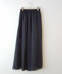 margaux | margaux 透け感スリットストライプスカート(スカート)