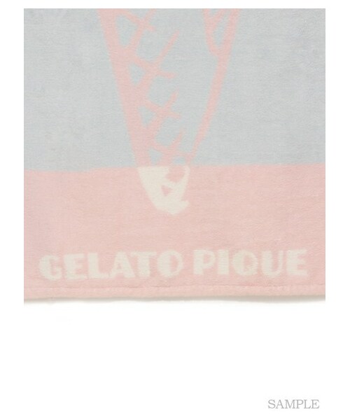 gelato pique（ジェラートピケ）の「アイスジャガードビーチタオル（ビーチグッズ・レディース・PNK・F）」の5枚目の写真