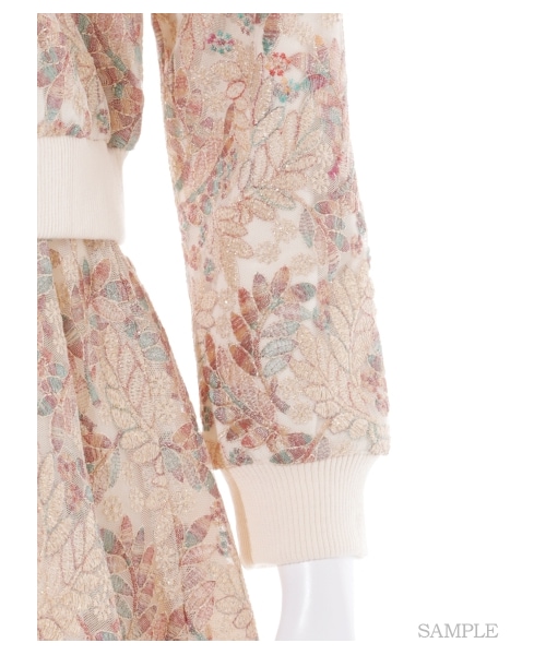 LILY BROWN（リリーブラウン）の「ラメ刺繍ブルゾン（ブルゾン）」 - WEAR