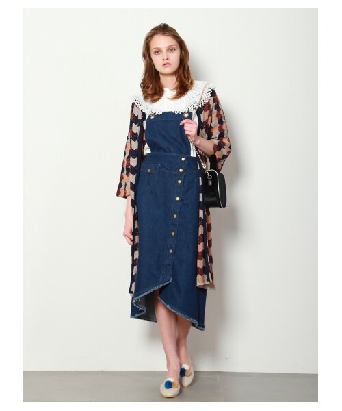 LILY BROWN（リリーブラウン）の「ポンポン付フラットミュール（フラットシューズ・レディース・IVR/GRN/BRW・S/M/L）」の11枚目の写真