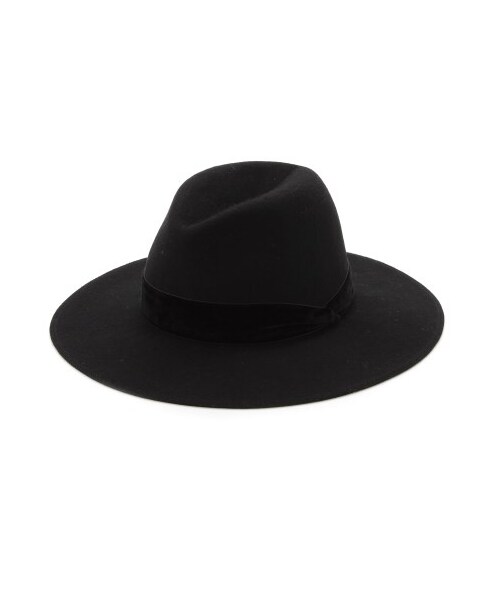 LILY BROWN（リリーブラウン）の「ベロアテープフェルトハット（ハット・レディース・MOC/KKI/BLK・F）」の3枚目の写真