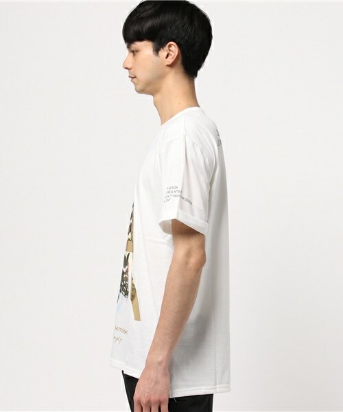 CASPER JOHN AIVER(キャスパージョンアイバー)の「CASPER JOHN AIVER ビッグAロングTシャツ(Tシャツ/カットソー・メンズ・ホワイト/ブラック・FREE)」の13枚目の写真