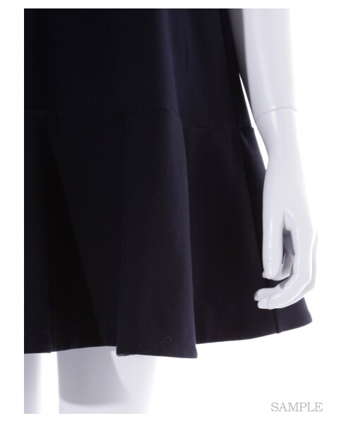 SNIDEL（スナイデル）の「ホワイトカラーワンピース（カットワンピース・レディース・NVY/BLK/CHECK・F）」の11枚目の写真