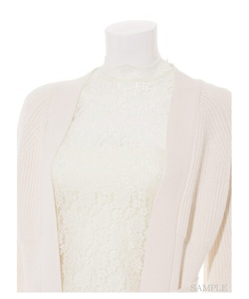 FURFUR（ファーファー）の「ベルスリーブロングカーディガン（カーディガン・レディース・PNK/GRY/NVY・F）」の8枚目の写真