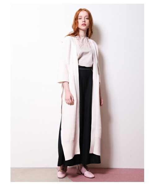 FURFUR（ファーファー）の「ベルスリーブロングカーディガン（カーディガン・レディース・PNK/GRY/NVY・F）」の15枚目の写真