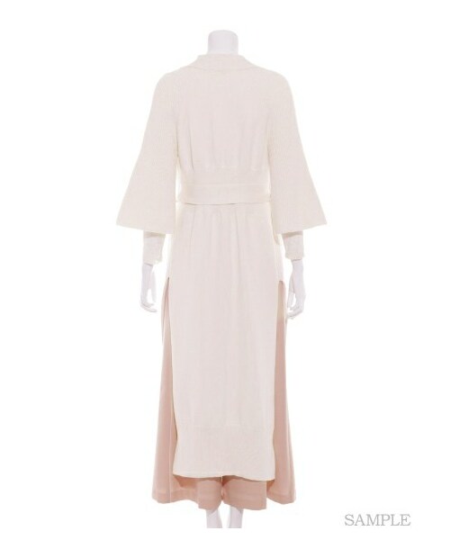 FURFUR（ファーファー）の「ベルスリーブロングカーディガン（カーディガン・レディース・PNK/GRY/NVY・F）」の6枚目の写真