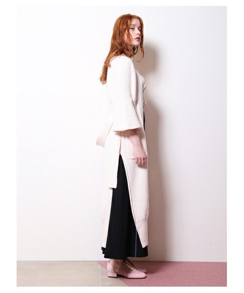 FURFUR（ファーファー）の「ベルスリーブロングカーディガン（カーディガン・レディース・PNK/GRY/NVY・F）」の17枚目の写真