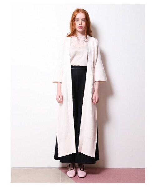 FURFUR（ファーファー）の「ベルスリーブロングカーディガン（カーディガン・レディース・PNK/GRY/NVY・F）」の14枚目の写真