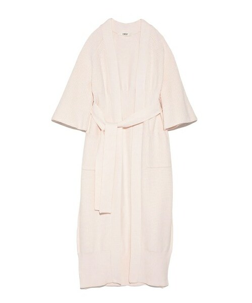 FURFUR（ファーファー）の「ベルスリーブロングカーディガン（カーディガン・レディース・PNK/GRY/NVY・F）」の4枚目の写真