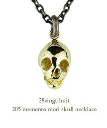 28 vingt-huit | ヴァンユィット 205 メメント モリ スカル ネックレス ペンダント(ネックレス)