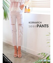 KORMARCH | クラッシュダメージパンツ(その他パンツ)