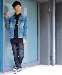 glory crew | 10ozT/Cストレッチデニムジャケット(デニムジャケット)