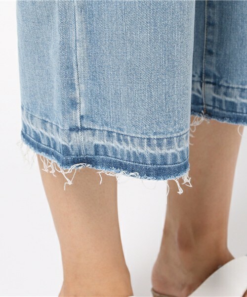 archives（アルシーヴ）の「ワイドデニムパンツ（デニムパンツ・レディース・ブルー/ロイヤルブルー・SMALL/MEDIUM）」の9枚目の写真