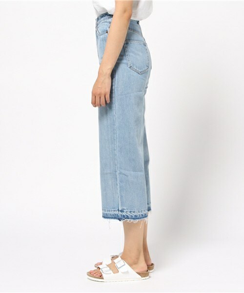 archives（アルシーヴ）の「ワイドデニムパンツ（デニムパンツ・レディース・ブルー/ロイヤルブルー・SMALL/MEDIUM）」の4枚目の写真