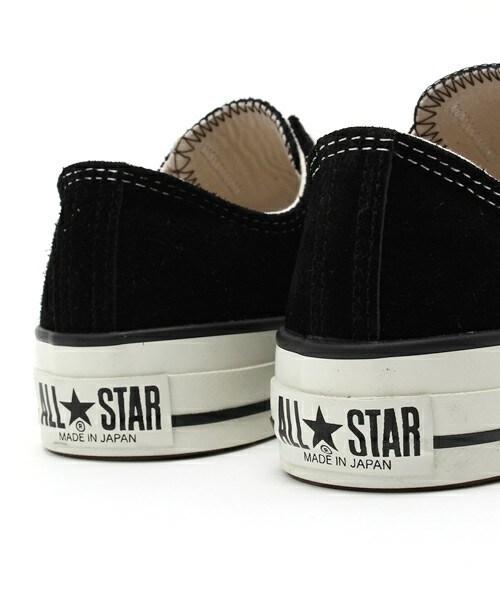 CONVERSE（コンバース）の「日本製 レディース コンバース スエード オールスター CONVERSE SUEDE ALL STAR J OX 3490（スニーカー・レディース・ブラック・23.5cm/24cm/24.5cm）」の8枚目の写真