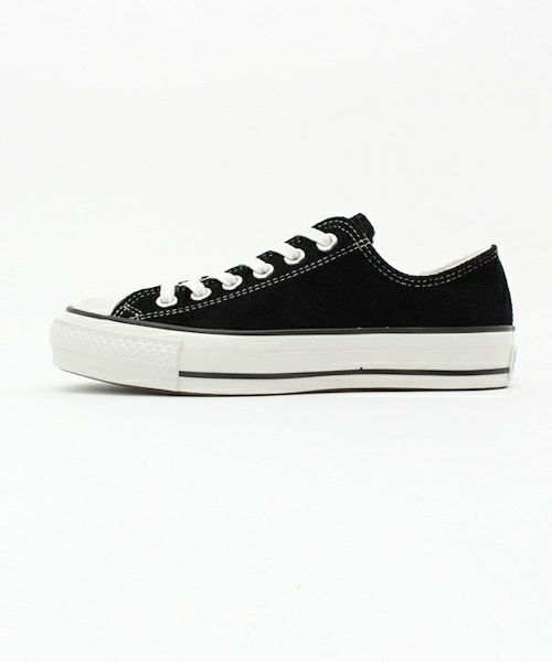 CONVERSE（コンバース）の「日本製 レディース コンバース スエード オールスター CONVERSE SUEDE ALL STAR J OX 3490（スニーカー・レディース・ブラック・23.5cm/24cm/24.5cm）」の2枚目の写真