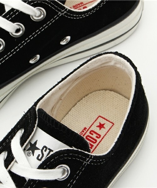 CONVERSE（コンバース）の「日本製 レディース コンバース スエード オールスター CONVERSE SUEDE ALL STAR J OX 3490（スニーカー・レディース・ブラック・23.5cm/24cm/24.5cm）」の7枚目の写真