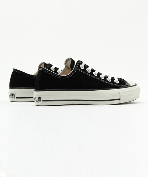CONVERSE（コンバース）の「日本製 レディース コンバース スエード オールスター CONVERSE SUEDE ALL STAR J OX 3490（スニーカー・レディース・ブラック・23.5cm/24cm/24.5cm）」の4枚目の写真