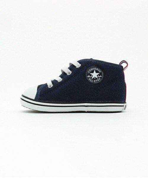 CONVERSE（コンバース）の「ベビー キッズ コンバース オールスター CONVERSE BABY ALL STAR N POLOSHIRTS TC Z 32711490/32711495（スニーカー・キッズ・ホワイト/ネイビー・14cm/15cm）」の3枚目の写真