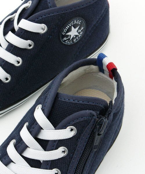 CONVERSE（コンバース）の「ベビー キッズ コンバース オールスター CONVERSE BABY ALL STAR N POLOSHIRTS TC Z 32711490/32711495（スニーカー・キッズ・ホワイト/ネイビー・14cm/15cm）」の8枚目の写真