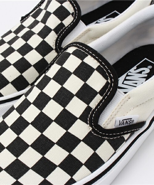 VANS(バンズ)の「レディース バンズ スリッポン ライトプラス チェッカーフラッグ VANS Slip-On Lite Plus VN0004PEIB8(スニーカー・レディース・ホワイト・23.5cm/24.5cm)」の7枚目の写真