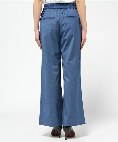 Bou Jeloud(ブージュルード)の「ドロリーリラックスワイドパンツ(その他パンツ・レディース・カーキ/ブルー・38)」の5枚目の写真