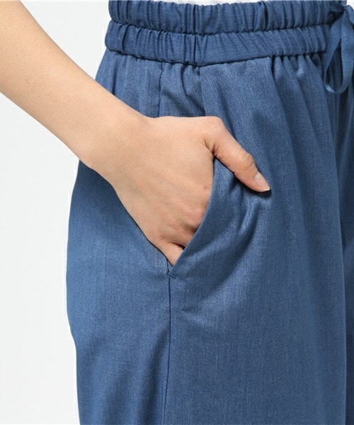 Bou Jeloud(ブージュルード)の「ドロリーリラックスワイドパンツ(その他パンツ・レディース・カーキ/ブルー・38)」の8枚目の写真