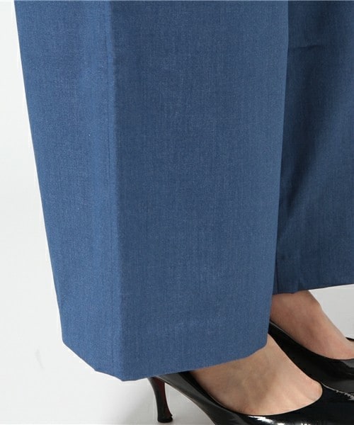 Bou Jeloud(ブージュルード)の「ドロリーリラックスワイドパンツ(その他パンツ・レディース・カーキ/ブルー・38)」の9枚目の写真