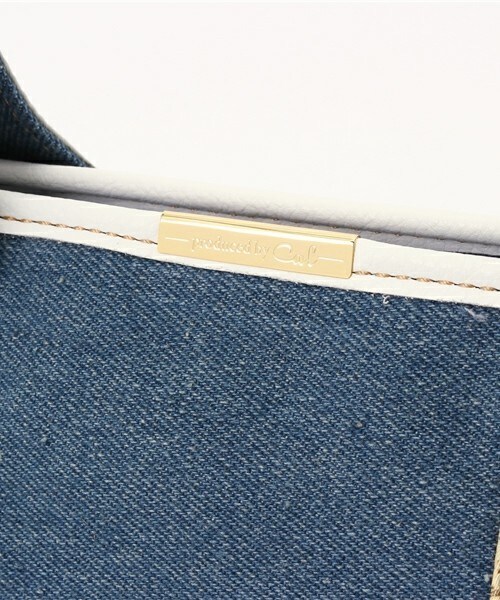 Bou Jeloud（ブージュルード）の「デニム×スカーフ トートバッグ(小)（トートバッグ・レディース・オフホワイト/ブルー・ONE SIZE）」の6枚目の写真