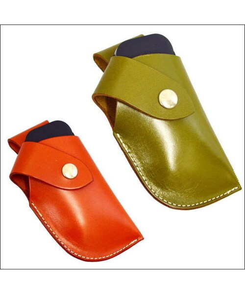 Handmade ハンドメイド の Iqosケース レザー アイコスホルダー レッド カーキ アッシュトレイ ライター Wear