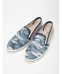 ROYAL FLASH | カモ柄メッシュスリッポン(シューズ)