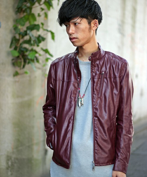 glory crew(グローリークルー)の「【2016 AW新作】シングルライダースブルゾン(ライダースジャケット・メンズ・ブラック/ネイビー/キャメル/ボルドー・M/L/LL)」の16枚目の写真