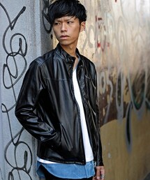 glory crew | 【2016 AW新作】シングルライダースブルゾン(ライダースジャケット)