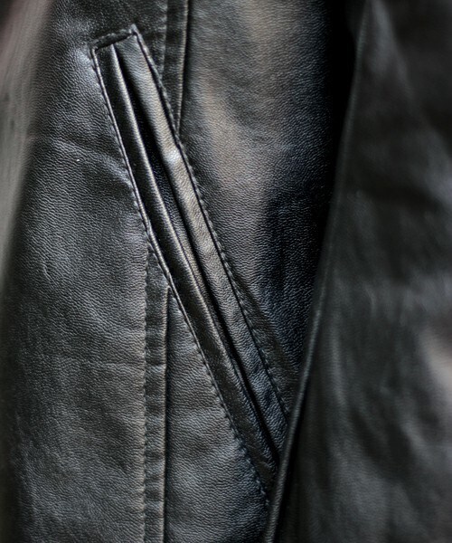 glory crew(グローリークルー)の「【2016 AW新作】シングルライダースブルゾン(ライダースジャケット・メンズ・ブラック/ネイビー/キャメル/ボルドー・M/L/LL)」の10枚目の写真