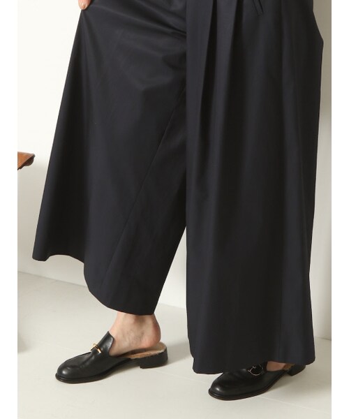 36Quatre-Neuf（カトルナフ）の「スーピマバーバリワイドパンツ【予約】（パンツ・レディース・beige/khaki/navy・1/2）」の8枚目の写真