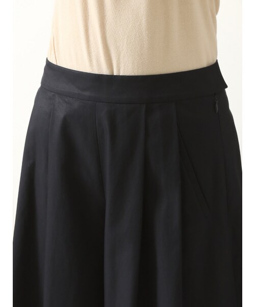 36Quatre-Neuf（カトルナフ）の「スーピマバーバリワイドパンツ【予約】（パンツ・レディース・beige/khaki/navy・1/2）」の4枚目の写真