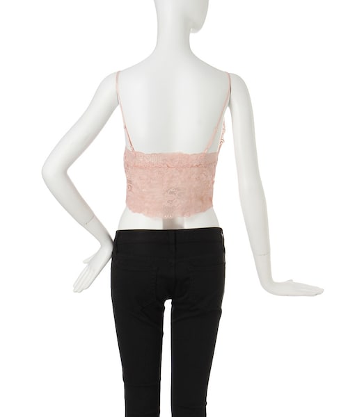 EVRIS（エヴリス）の「レースアップレースビスチェ（トップス・レディース・ホワイト/ブラック/ピンク・F）」の13枚目の写真