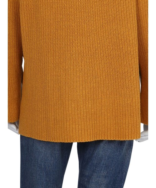 Ungrid（アングリッド）の「スリットスリーブルーズニット（トップス・レディース・オフホワイト/チャコールグレー/オレンジ/マスタード・F）」の12枚目の写真