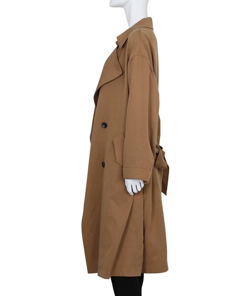 Ungrid（アングリッド）の「テンセルルーズトレンチコート（ジャケット/アウター・レディース・カーキ/キャメル・S/M）」の6枚目の写真