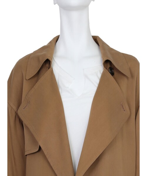 Ungrid（アングリッド）の「テンセルルーズトレンチコート（ジャケット/アウター・レディース・カーキ/キャメル・S/M）」の8枚目の写真