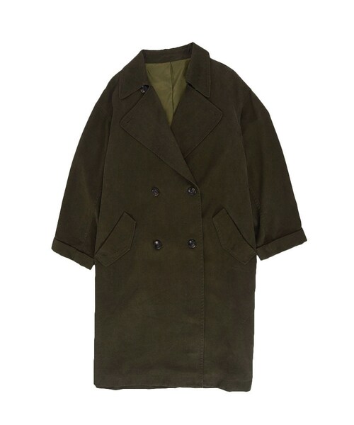 Ungrid（アングリッド）の「テンセルルーズトレンチコート（ジャケット/アウター・レディース・カーキ/キャメル・S/M）」の2枚目の写真