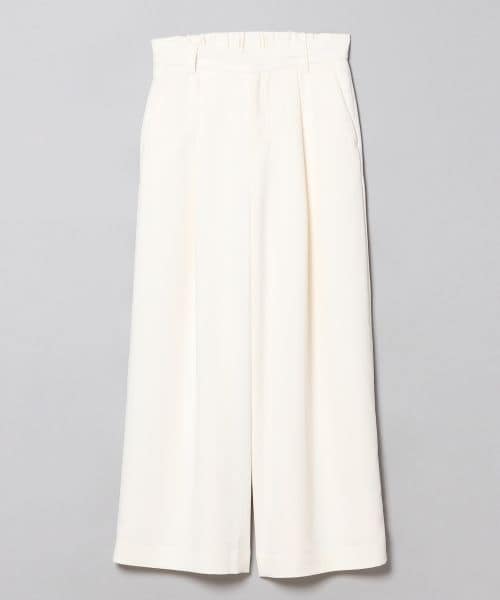 JEANASIS(ジーナシス)の「9LENGTHワイドパンツ(パンツ・オフホワイト()/ブラック()/ライトグレー()/ピンク()・FREE)」の1枚目の写真