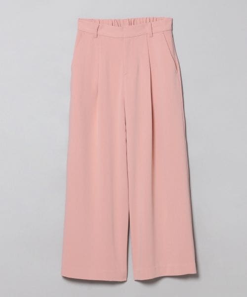 JEANASIS(ジーナシス)の「9LENGTHワイドパンツ(パンツ・オフホワイト()/ブラック()/ライトグレー()/ピンク()・FREE)」の4枚目の写真